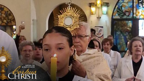 Nossa gratidão a todos que participaram da Solenidade de Corpus Christi!